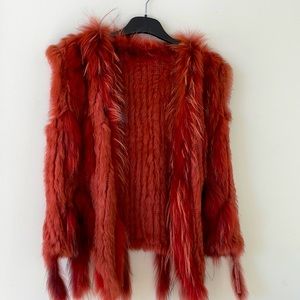 Beautiful vest. Rabbit fur no tags